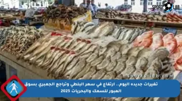 تغيرات جديدة اليوم.. ارتفاع في سعر البلطي وتراجع الجمبري بسوق العبور للسمك والبحريات 2025